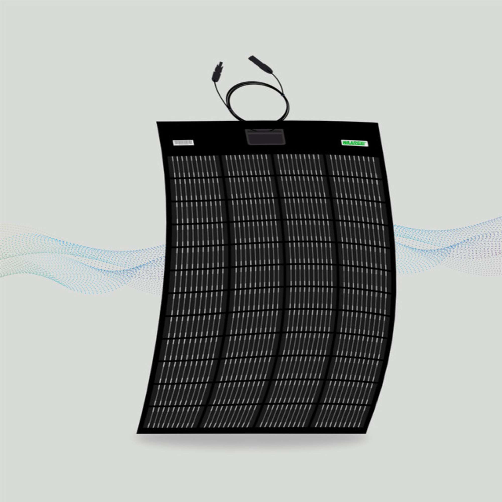 150WP 48(4x12) Cells Mono PERC Flexible Light Weight Solar Module (Pack of 2)