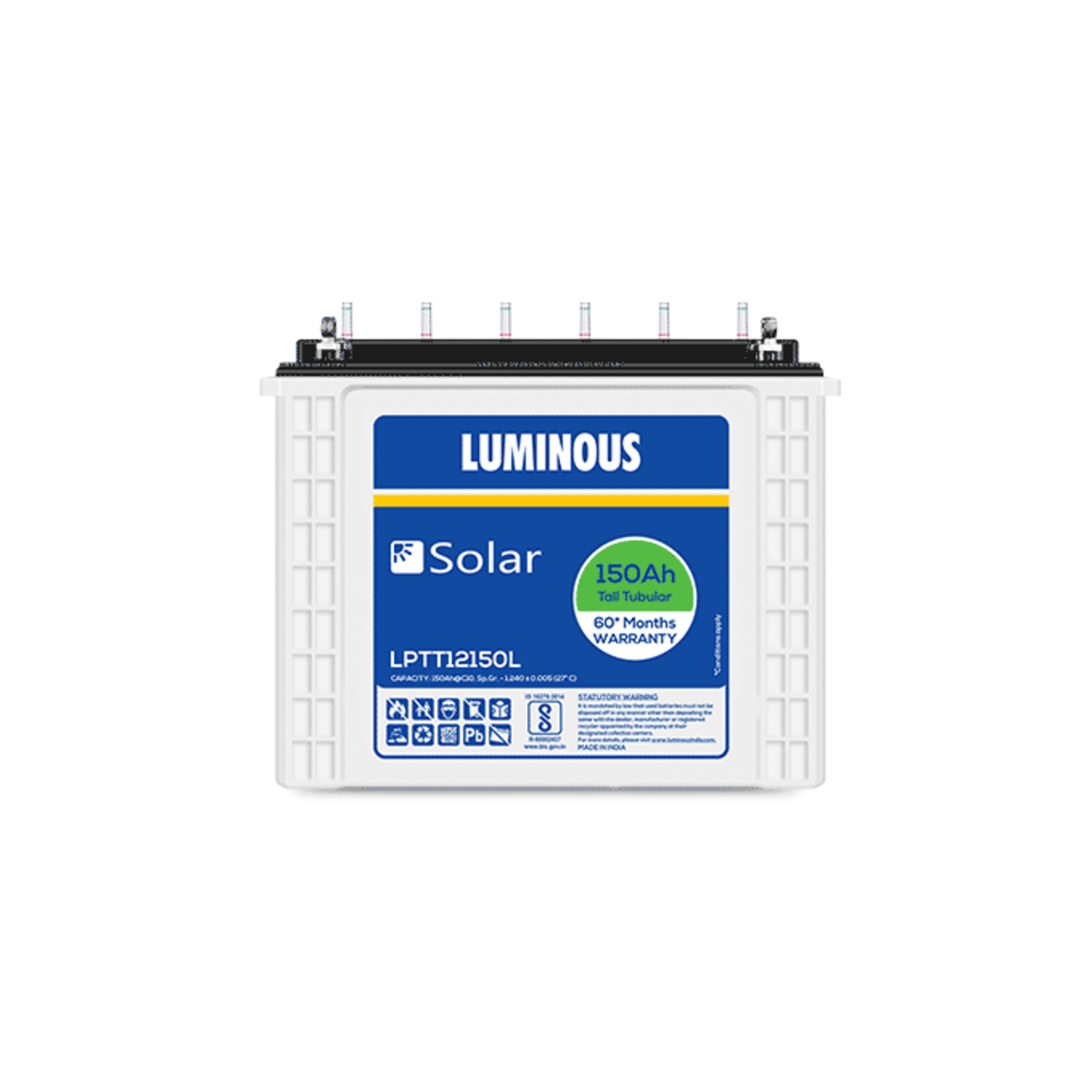 Luminous Solar Battery 150 Ah - LPTT12150L