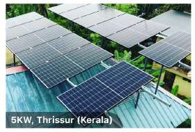 5kw On Grid, Thrissur, Kerala