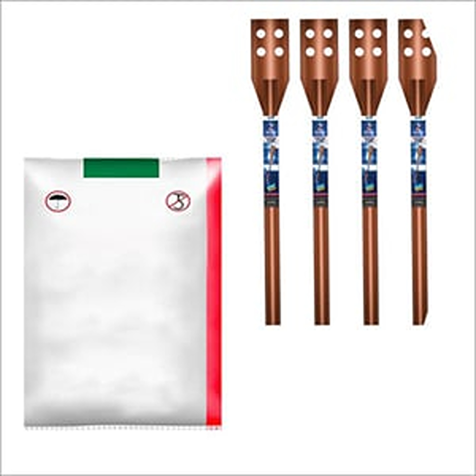 Copper Bonded Lightning Arrester with Earthing Rod and Chemical Bag