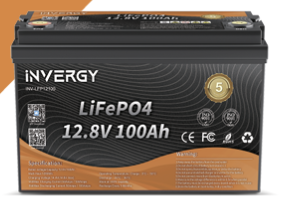 Invergy (INV-LFP12100) Lithium Battery 100AH - 12.8V